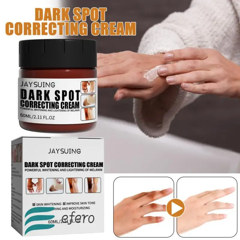 

40/60ml Whitening Cream Moisturizer Joint Bleaching Cleansing Cream Brighten Skin for Armpit Private Part Knee Elbow Body Lotion