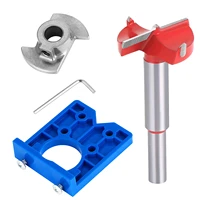 35mm concealed hinge drill jig forstner drill bit hinge hole cutter for cabinet hinges mounting plates process drill template