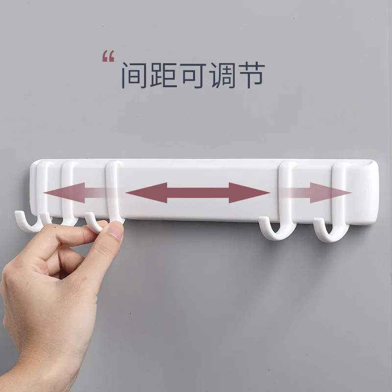 

Съемный крючок в японском стиле, крючок для боковой двери кухонного холодильника, надежный крючок для хранения с пятью звеньями.