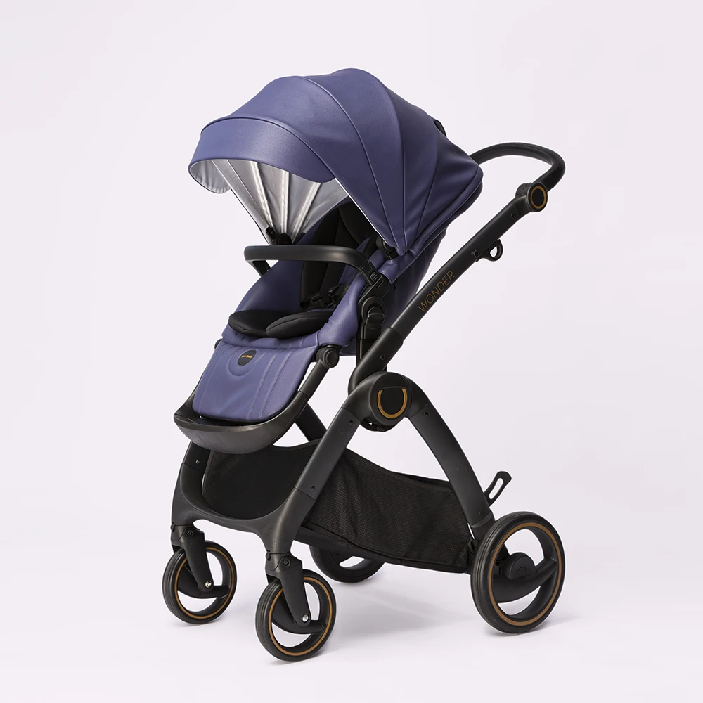 Новое поступление 2024 алюминиевая легкая автоматическая складная коляска Purorigin 3