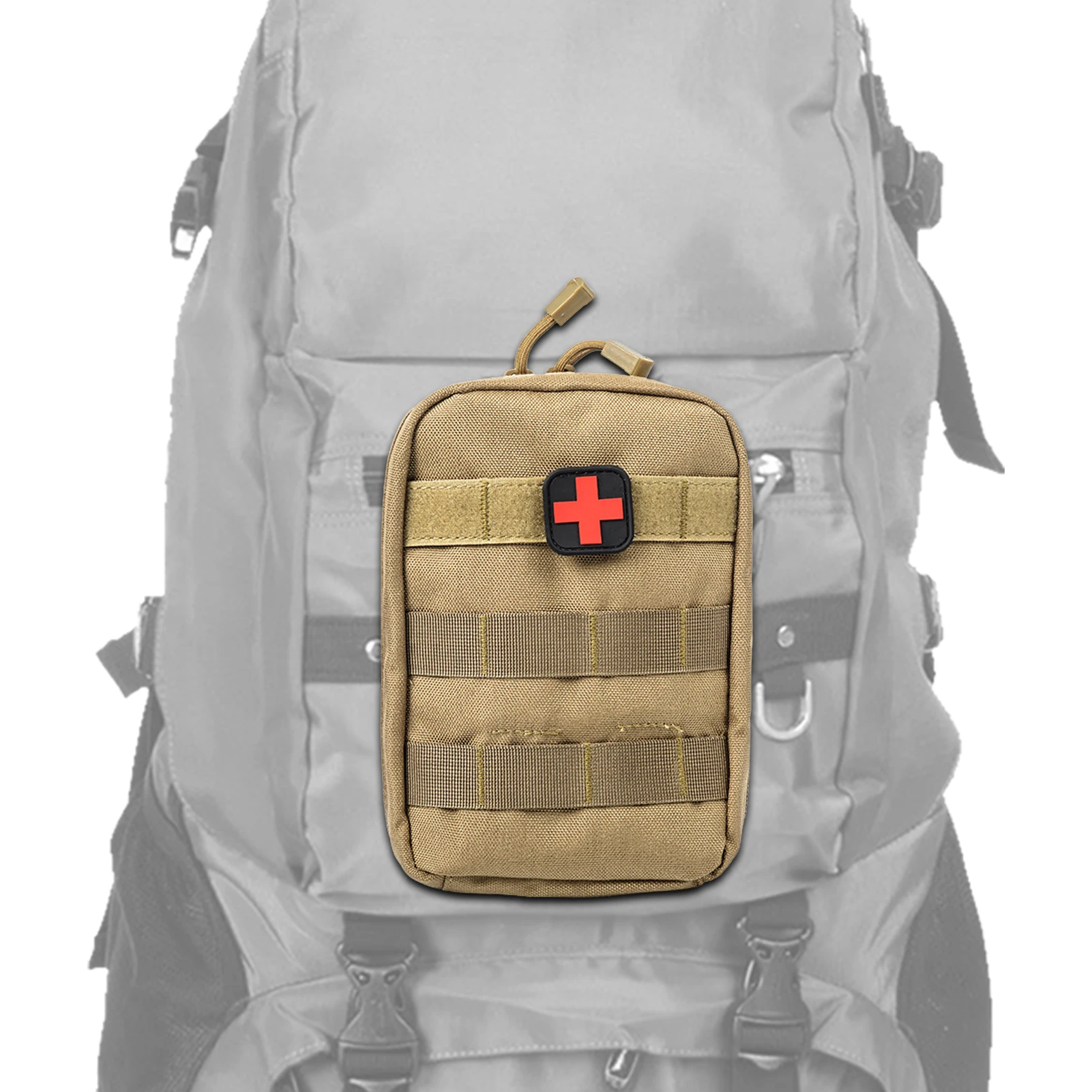 

Camping Survival First Aid Kit Bag MilitaryTactical Medicals Waist PackEmergency Outdoor Travel Camping Oxford Cloth Molle Pouch