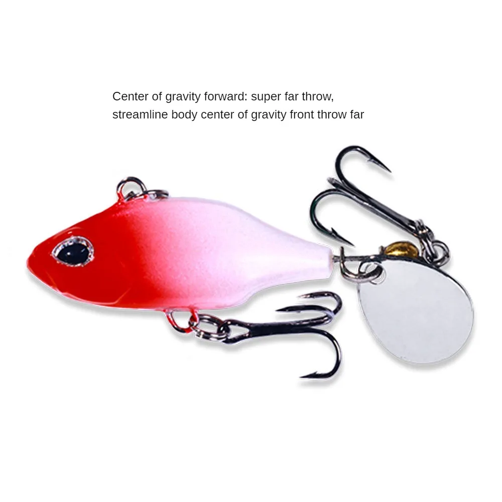 

Rotating VIB Vibration Bait Spinner Spoon Fishing Lures 5.2cm 8.8g Jigs Trout Winter Fishing Hard Baits Tackle Pesca