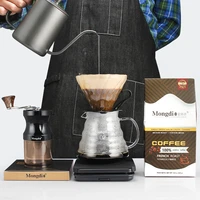home coffee hand brewing pot set gift box specialized coffee pots filter cup camping chaleira eletrica caffeeware accessories