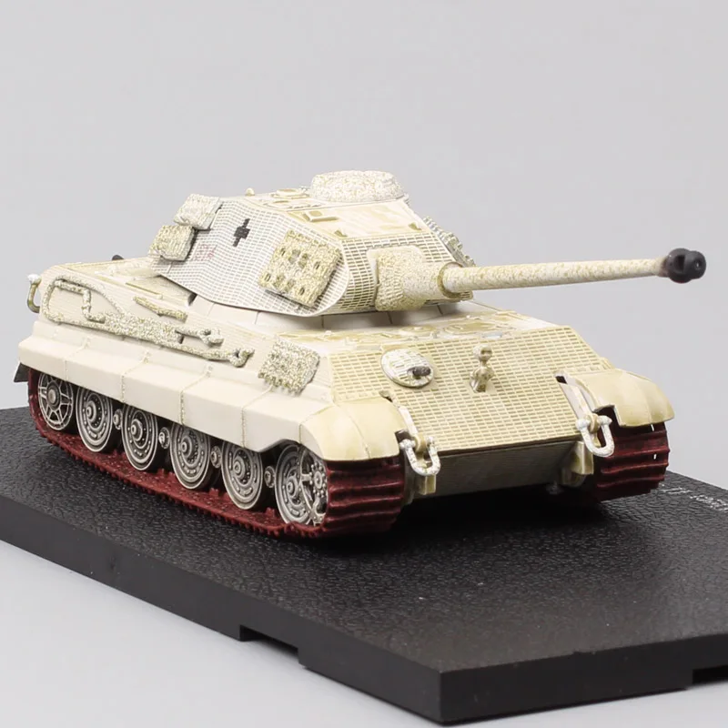 

Atlas 1:72 Scale WW2 Mini King Tiger II Tank Budapest 1945 Diecast Metal Military Model Vehicles Army For Collectible