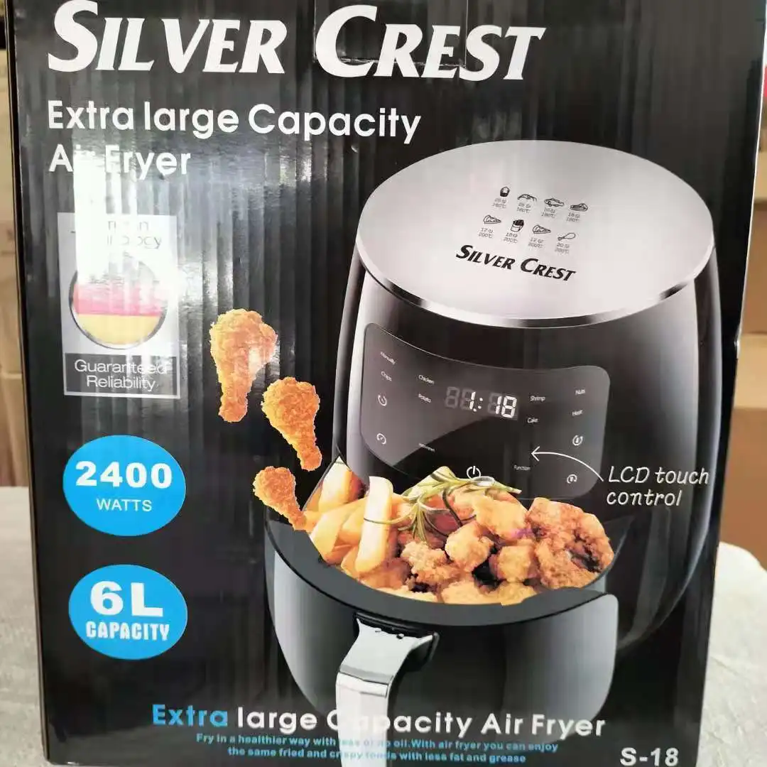 

Air fryer touch screen large capacity household oil fume cleaning French fries machine full-automatic multi-function