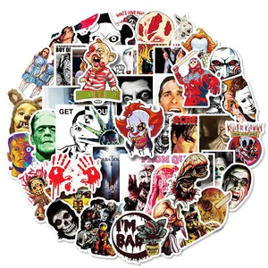 103050100pcs cool horror movies graffiti stickers decal skateboard laptop phone car motorcycle guitar bike waterproof sticker free global shipping