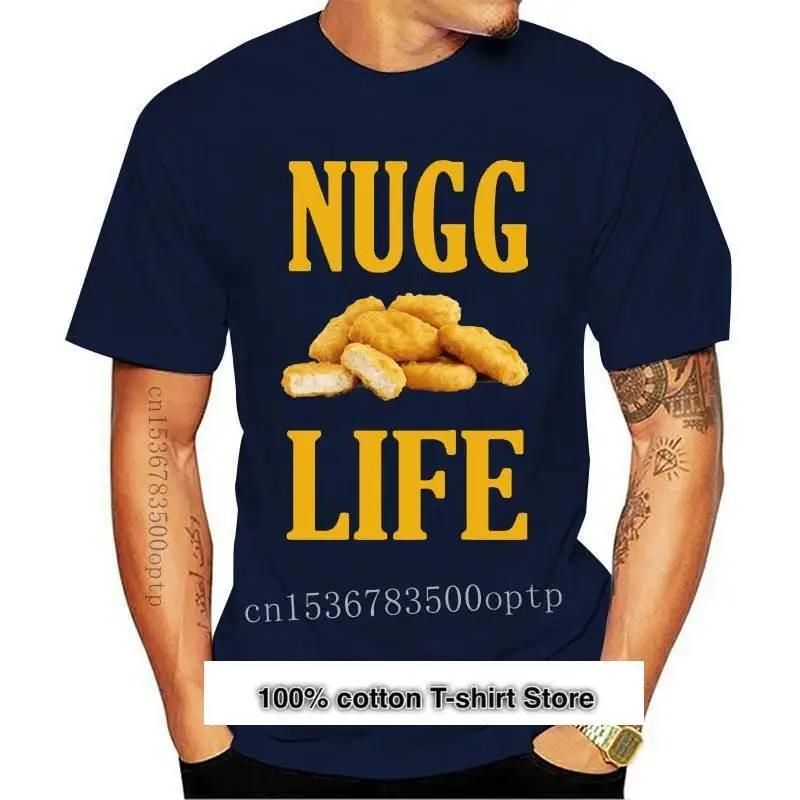 

Camiseta de "Nugg Life Loves" con parodia de pollo, camiseta divertida de amor y comida, Rap