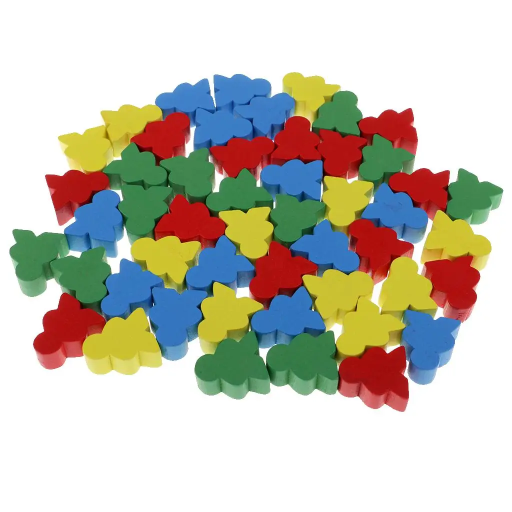 

Лот из 50 штук деревянные шахматы в форме человека для детской игровой доски