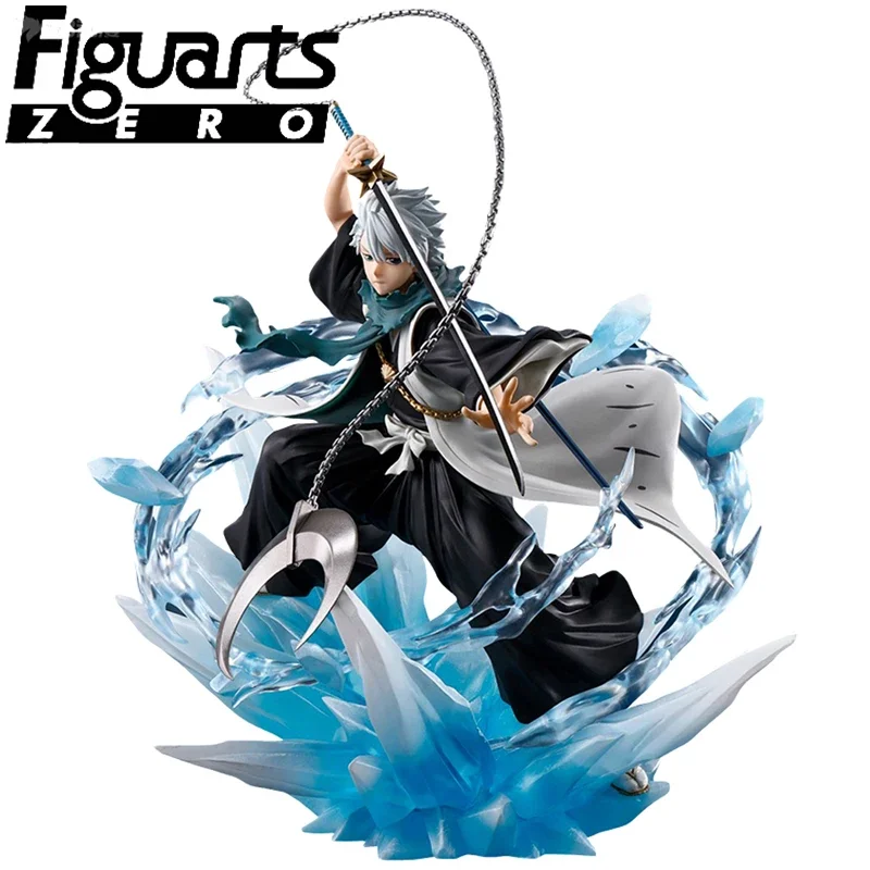 

Original BANDAI BLEACH Figuarts Zero Hitsugaya Toushirou Anime Figure Thousand Years of Bloody War Boxed Model Collection Gift