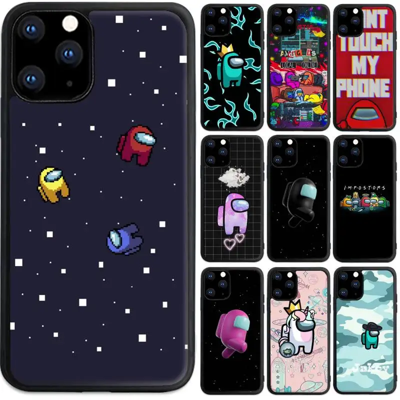 

Us Game Among Phone Case For Samsung S21 s20 s30 s10 s9 s8 s7 s6 s5 note20 ultra plus edge PC&TPU soft Cover Fundas