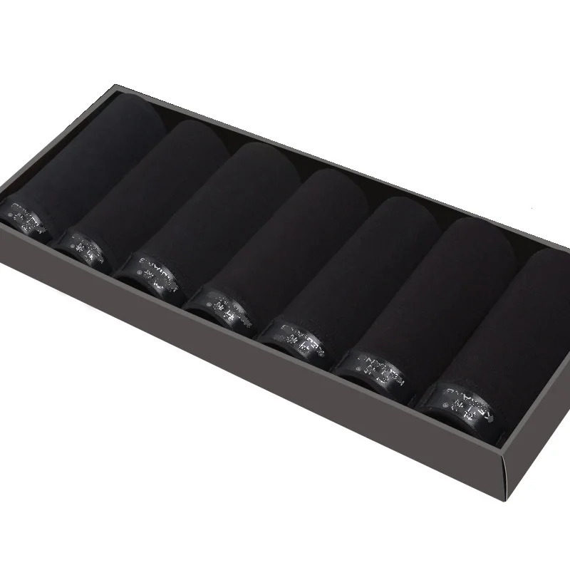 Боксеры мужские из модала, нижнее белье, шорты-боксеры, пикантные черные трусы, нижнее белье из модала, 6XL/5XL/4XL