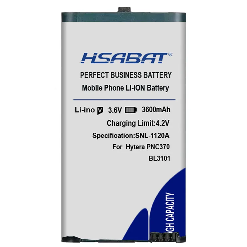 Аккумулятор HSABAT 3600 мАч BL3101 для рации Hytera PNC370 PNC 370 (art.: 3920d8bcae702) - 3920d8bcae702
