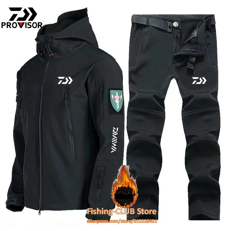 Daiwa Spring Fishing Suit Clothing Windproof Warm Man Outdoor Coats and Jackets Hiking Clothes Camping Winter Waterproof Suits enlarge