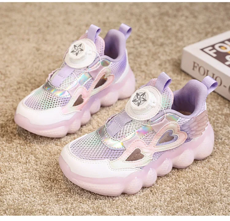 Спортивная обувь для девочек новая летняя стильная дышащая и модная