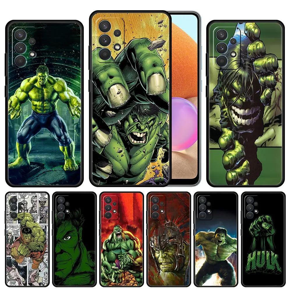

Cover Case for Samsung Galaxy A01 A02 A03 A11 A12 A13 A21S A23 A31 A41 A51 A71 A91 A22 A32 A33 Original Back Hulk Avengers