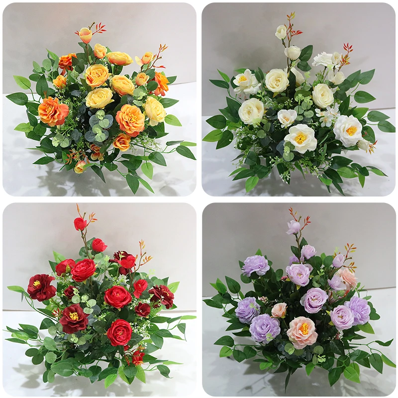 

Wedding Background Stage Decoration Simulation flower Window Exhibition Hall Photo Arrangement Floral Props