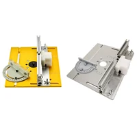Router Table Insert Plate Miter Gauge For Woodworking Benches Table Saw Multifunctional Trimmer Engraving Machine