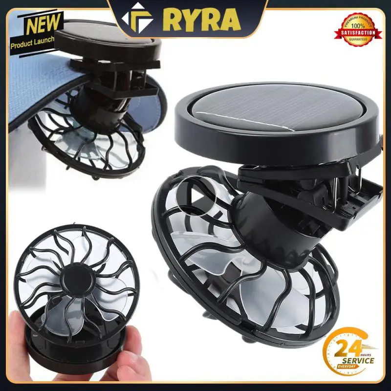 

1~10PCS Solar Rechargeable Cooling Clip-on Cooler Free Of Pollution Cooling Fans Portable Energy-saving Air Conditioning