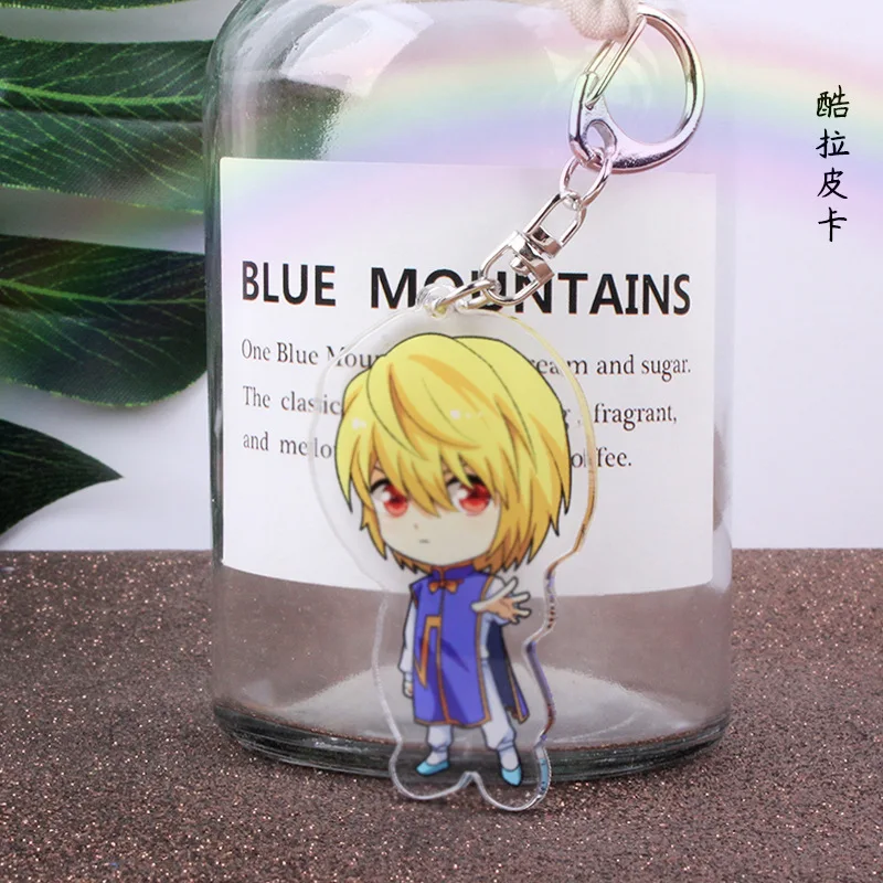 HUNTER x Аниме Killua Zoldyck Kurapika ключ двухсторонний брелок прозрачный держатель для