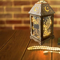 led wooden ramadan decorative lamp eid retro lamp eid retro lamp for islamic muslim garden yard patio decoration