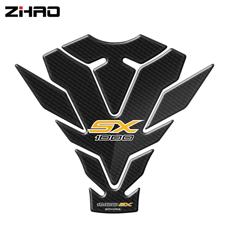 

Мотоциклетные 3D наклейки на топливный бак, защитные наклейки, наклейки для Kawasaki Z1000SX 2017 2018 Fishbone, защитные наклейки