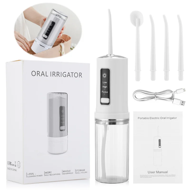 

Powerful Dental Water Jet Pick Flosser Mouth Washing Machine Portable Oral Irrigator for Teeth Whitening Dental Cleaning Health