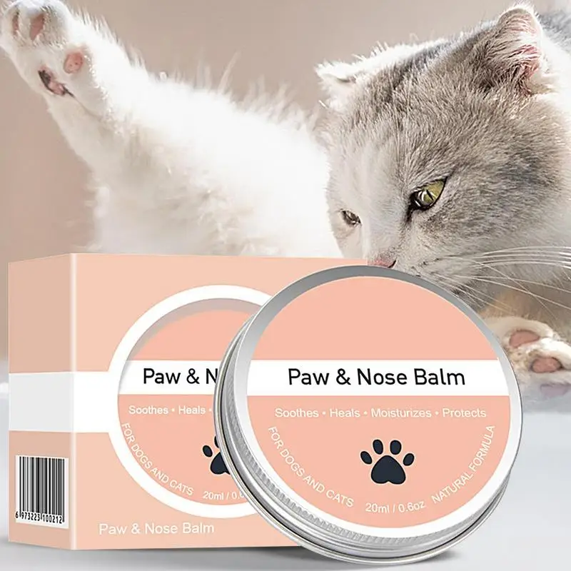 Бальзам для собачьих лап 20 мл Натуральный бальзам ног Котячий нос Крем