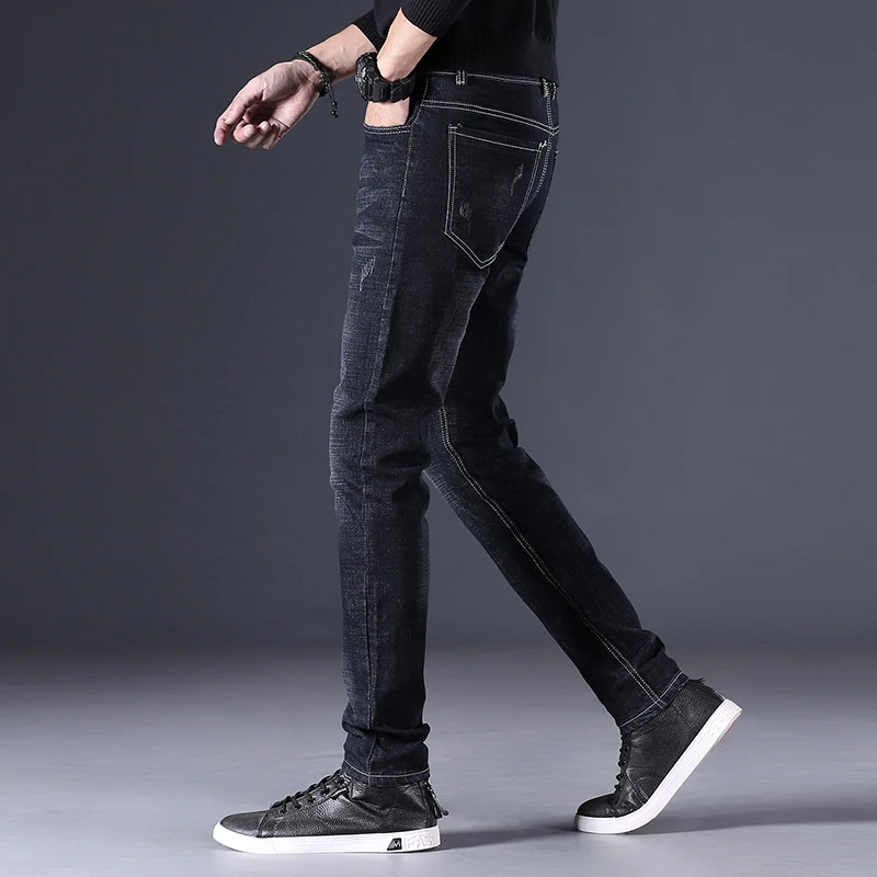 Men's Jeans Y2k Jeans Men's Slim Pants High Waist Party Straight Wide Leg Pants Casual Roller Skating Premium Brand Clothing New