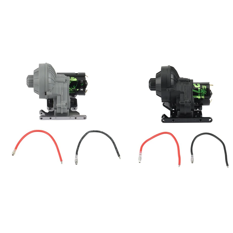 

Complete Gearbox with Gearbox Mounts & 27T Motor for 1/10 RC Crawler Car Axial SCX10 SCX10 II 90046 Upgrade Parts