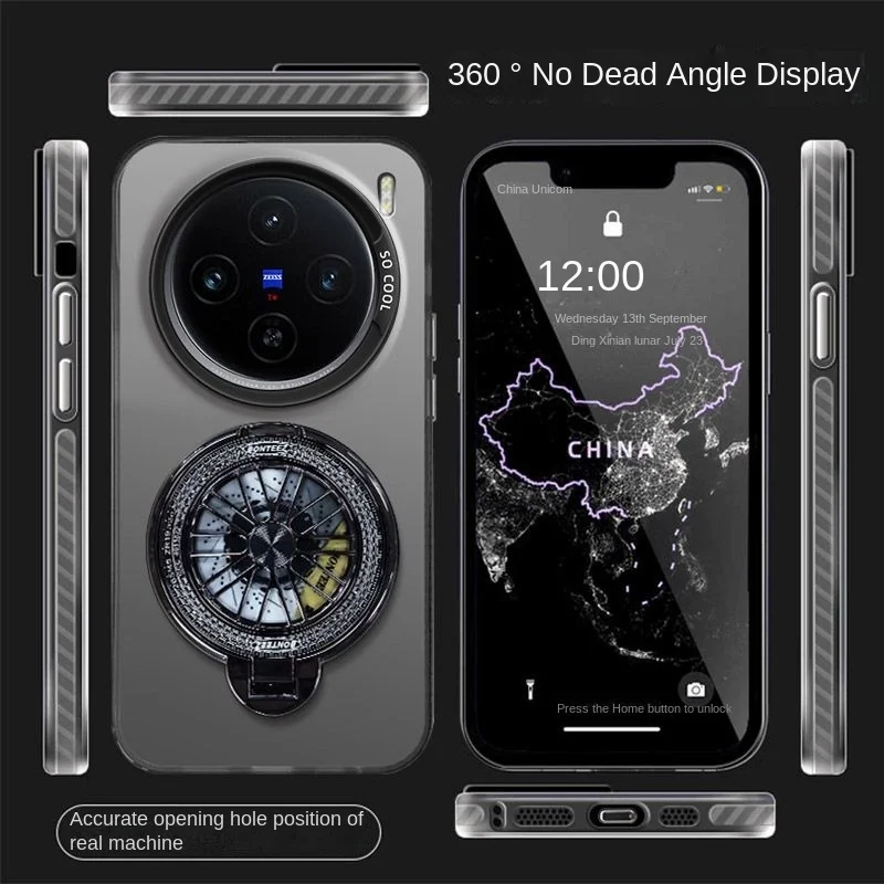 Магнитный чехол для MagSafe Vivo X200 Pro Mini X100 Ultra X100S 5G держатель-подставка задняя крышка