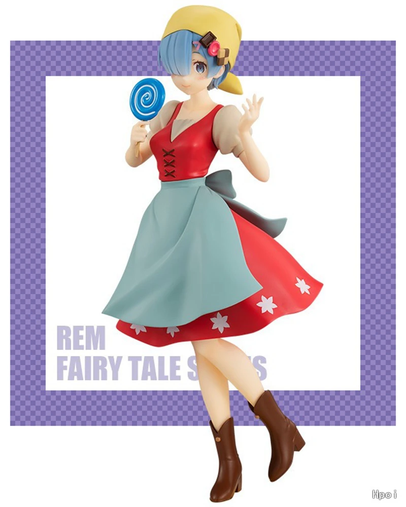 Оригинальный аниме Re:Life In A другой мир от нуля фигурка Ram Rem игральные карты модель