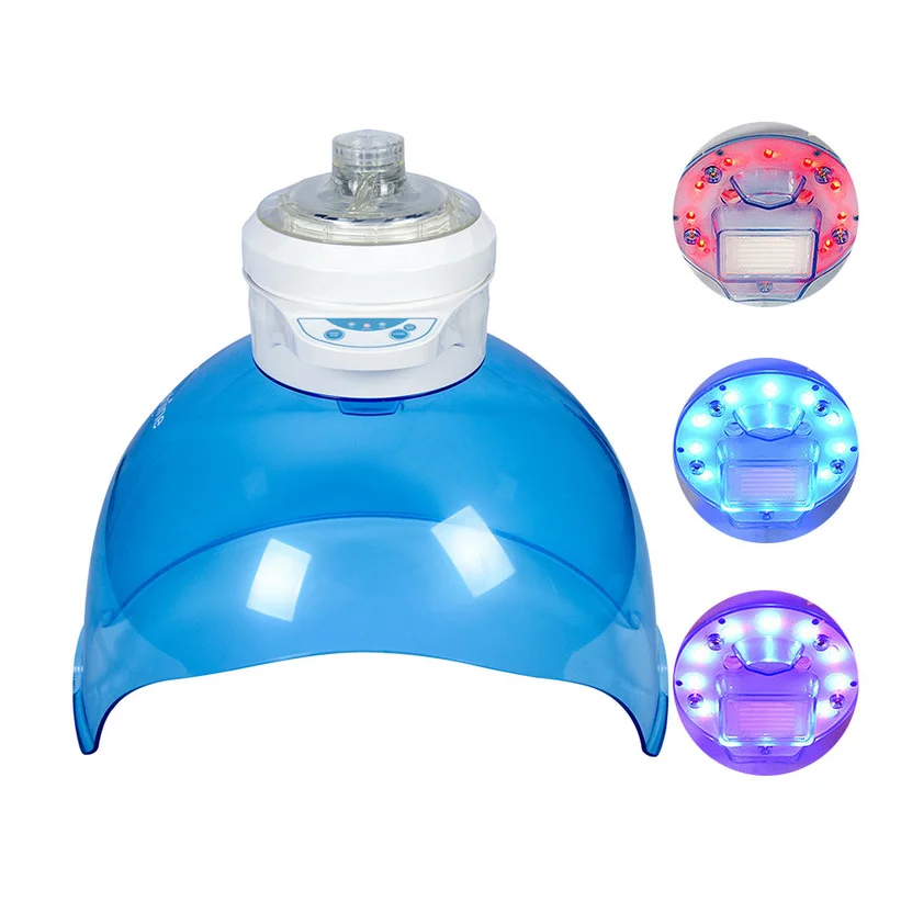 

Hydrogen Oxygen Jet Peel Facial Mask Steamer Machine Photon Light Therapy Skin Care Rejuvenation Moisturize Facemask