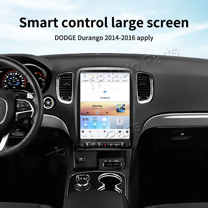 TP автозапчасти Tesla Style вертикальный экран Автомобильный Android 12 1 планшет GPS для Dodge