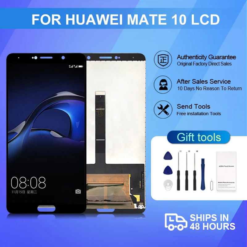 

5.9 Inch For Huawei Mate 10 Lcd Touch Panel Screen Digitizer Replacement Assembly ALP L09 L29 Display Free Ship Brand New