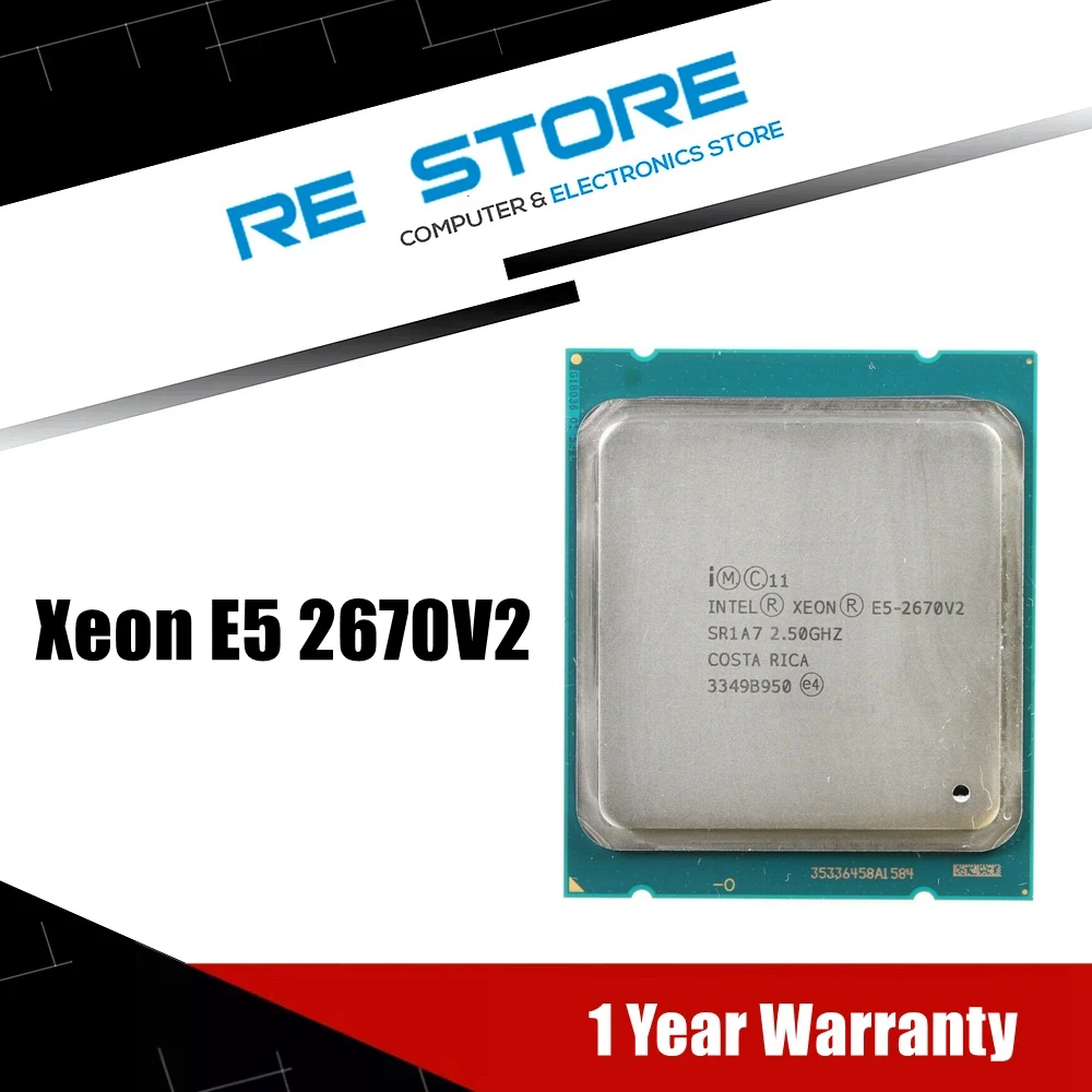 Процессор Intel Xeon E5 2670V2 2670 V2 2 5 ГГц десятиядерный двадцать потоков 25 Мб 115 Вт LGA 2011 -