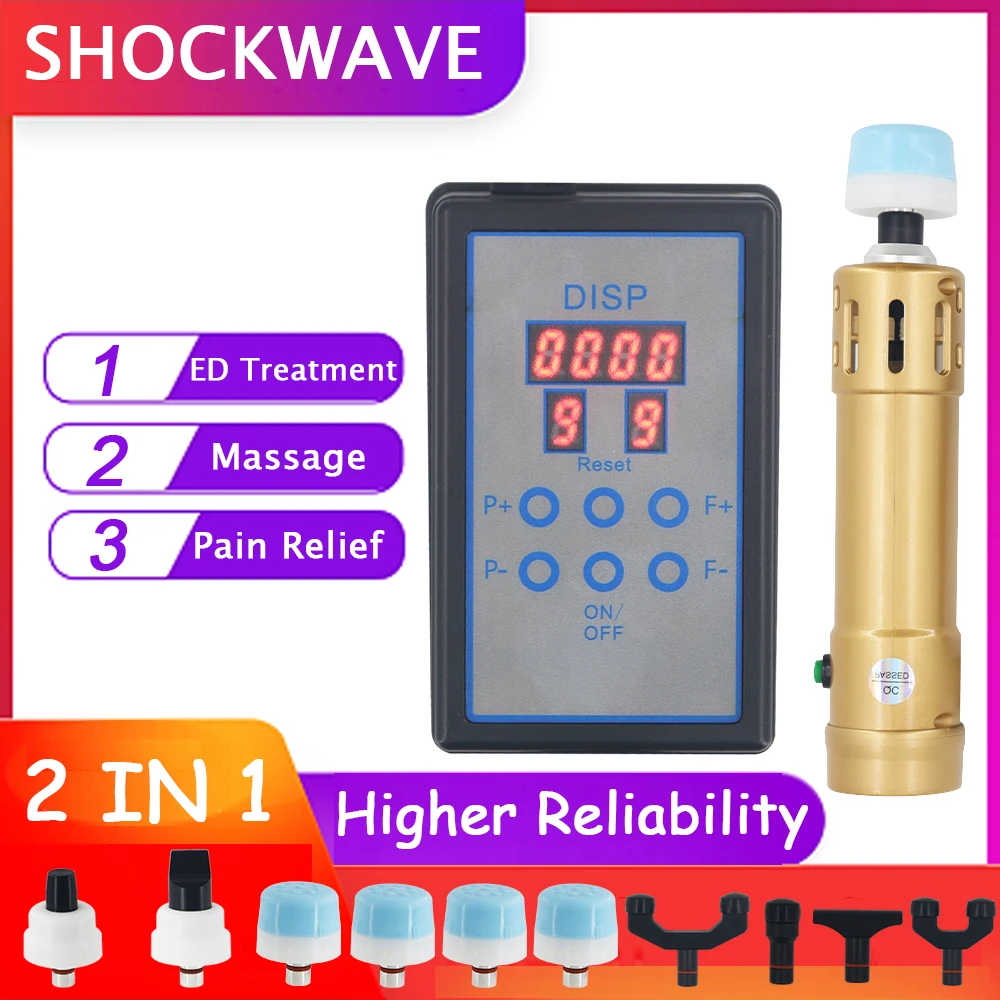 

Портативный электронный массажер для эректильной дисфункции, массажер для снижения боли, экстракорпоральная машина для ударно-волновой те...