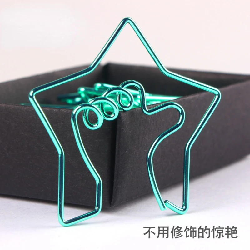 

Thumbs up star color paper clip cartoon paper clip pin safety special-shaped paper clip