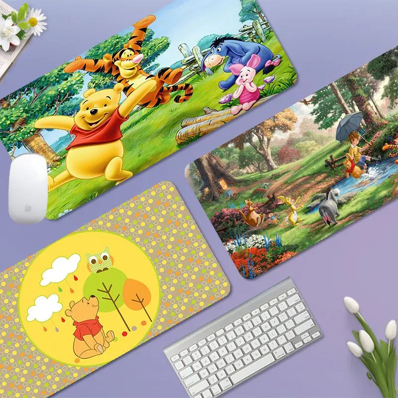 

Disney Winnie The Pooh Anti-Slip PC Gaming Mouse Pad Gamer Desk Mats Keyboard Pad Mause Pad Muismat Padmouse Desk Play Mats