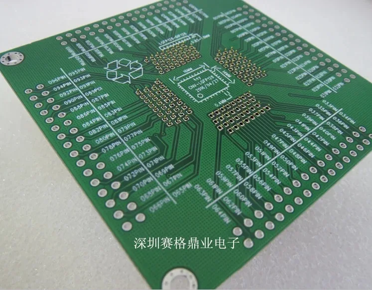 Оригинальное тестовое сиденье IC LQFP128 IC51-1284-1702 программирующее устройство для