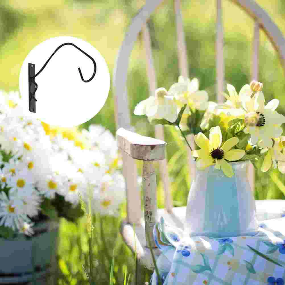 

Hanging Brackets Wall-mounted Garden Hook Flower Basket Hanger