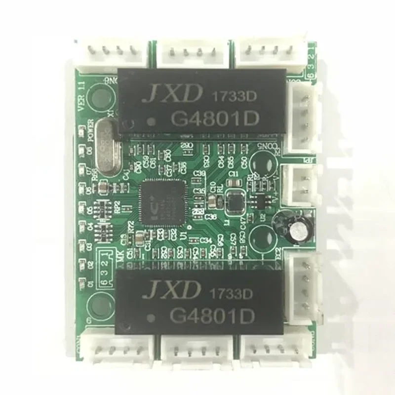 Мини-модуль Ethernet Schakelaar Printplaat Voor Модуль коммутатора 10/100 Мбит/с 3/4/5 Плата Poort Pcba 5 В 12