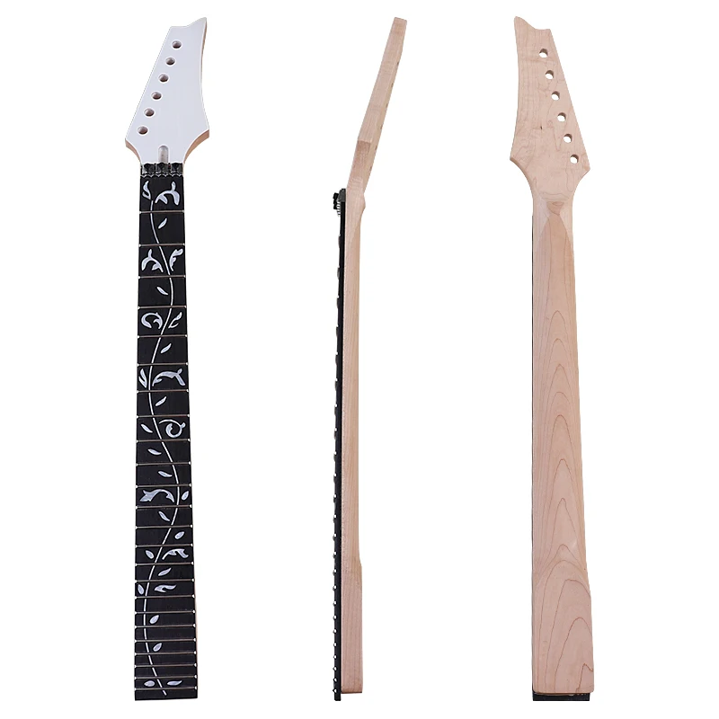 

Carving design ST Electric Guitar Neck 6 string guitar neck Canada maple matte strat guitar nekck 24 Fret for electric guitar
