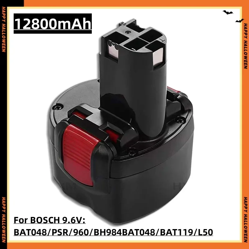 Фото 9.6V Bosch3000mah- 12800mAh Nickel-CD Rechargeable Battery Power Tools Battery for Bosch PSR 960 BH984 BAT048 BAT119 №2