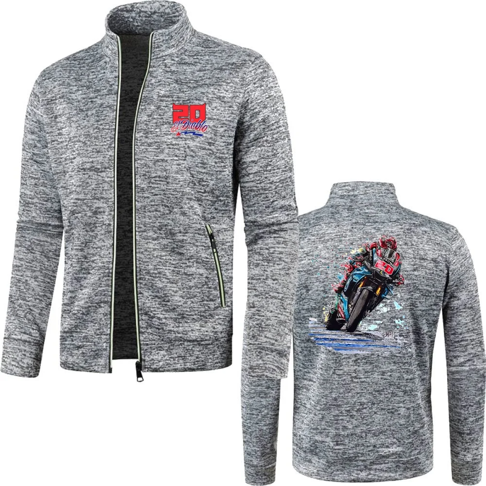 Мужские толстовки куртки на молнии флисовый спортивный костюм мотоциклист гонки