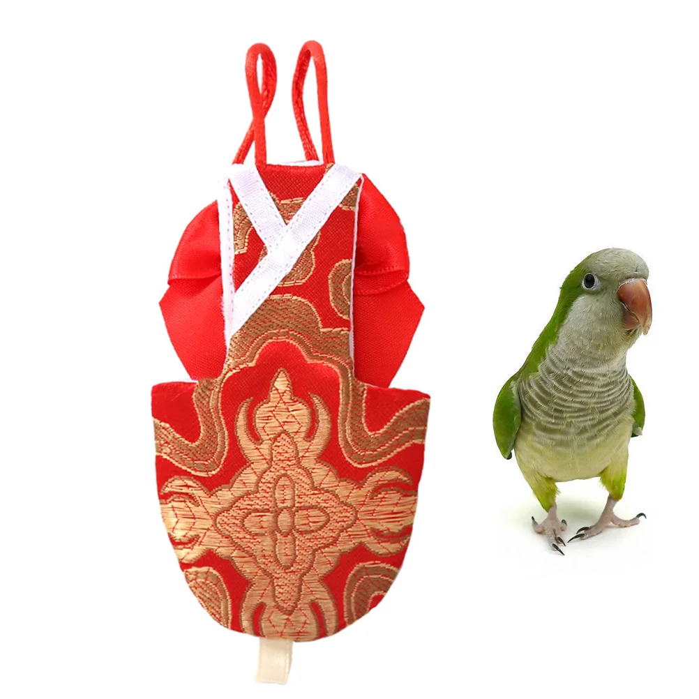 

Bird Diaper Flight Suit Liner- Parrot Clothes with Waterproof Inner Layer, Pad for Parrot Cockatiels Parakeets