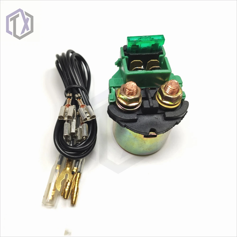 

Новый соленоид реле стартера с проводами Подходит для HONDA SHADOW 500 VT500 1983 - 1986 OEM 35851-MF5-751 35850-MK3-671 35850-MBO-007