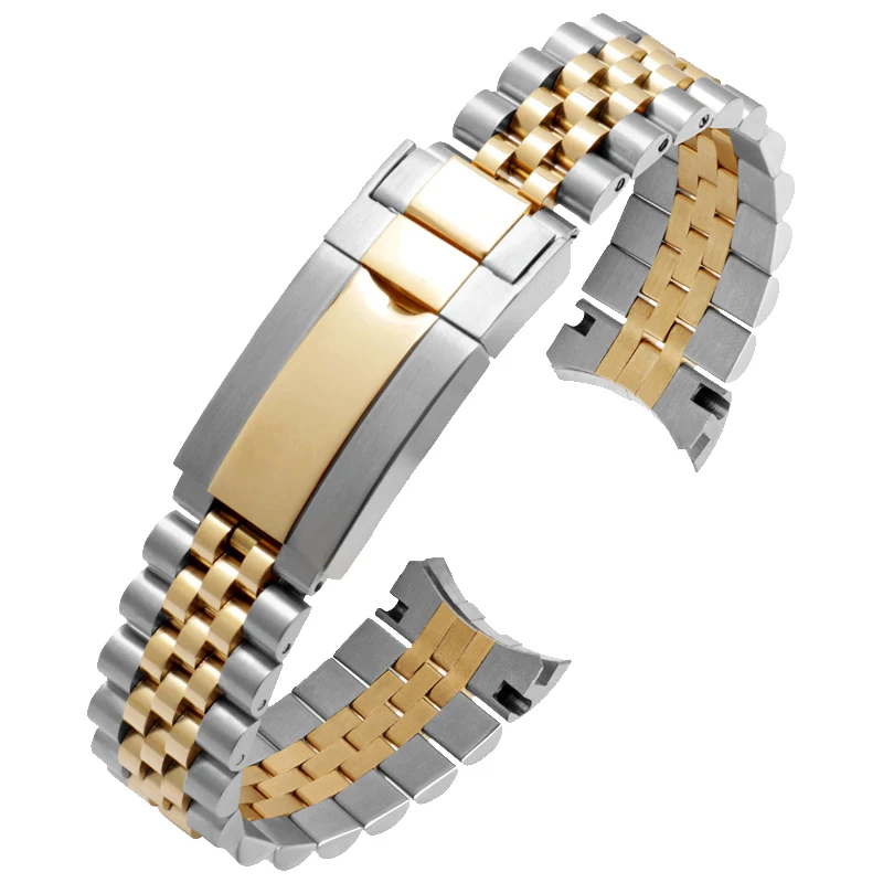 Watch Accessories Band FOR Rolex Daytona Water Ghost Submariner Watch Bracelet Chain 20mm Solid Stainless Steel Watch Strap