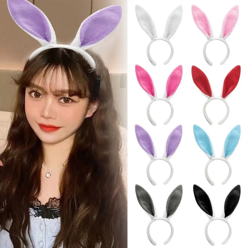 

4Pcs Delicate Fancy Dress Costume Plush Kids Adult Head Jewelry Easter Rabbit Ears Bunny Ears Headband