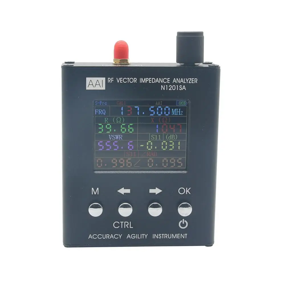 

137.5MHz - 2.7GHz English Version N1201SA UV RF Vector Impedance ANT SWR Meter Tester Antenna Analyzer