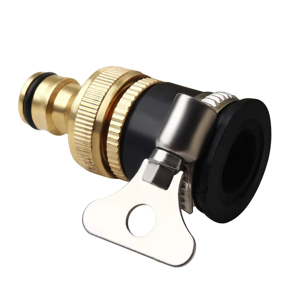 

Резьба 1/2 дюйма, 3/4 дюйма, Настенная универсальная латунная насадка для быстрого шланга, адаптер, практичный кухонный коннектор, стиральная ...